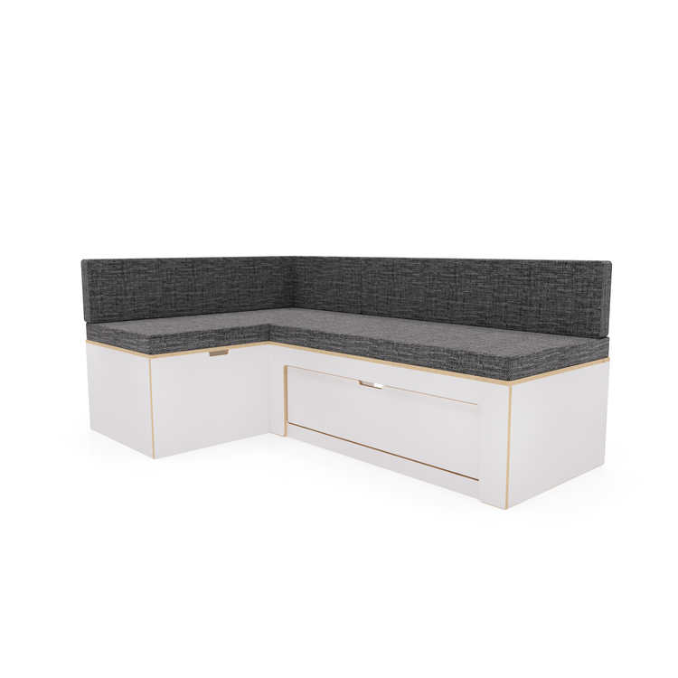 Low Height Laminated L Shaped Universal Bed